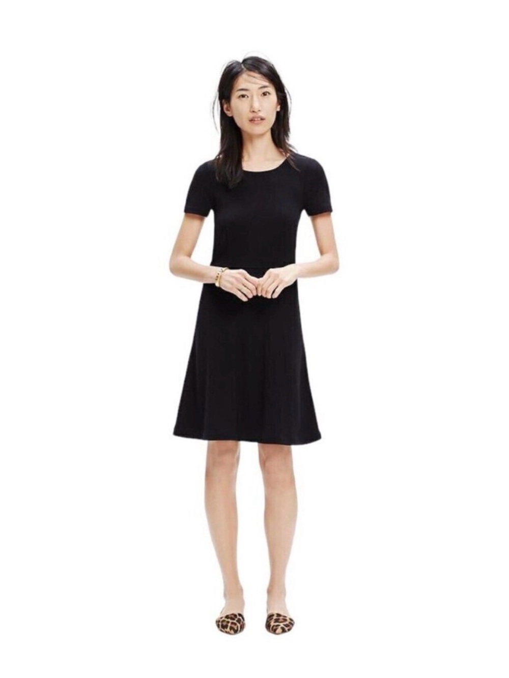 Madewell Gallerist dress in black